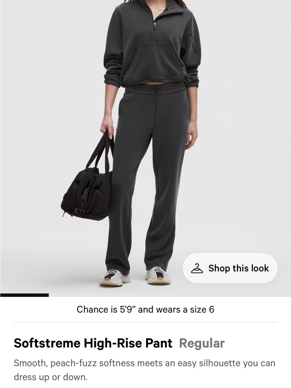 lululemon athletica Softstreme Boot-Cut Pant - Charcoal